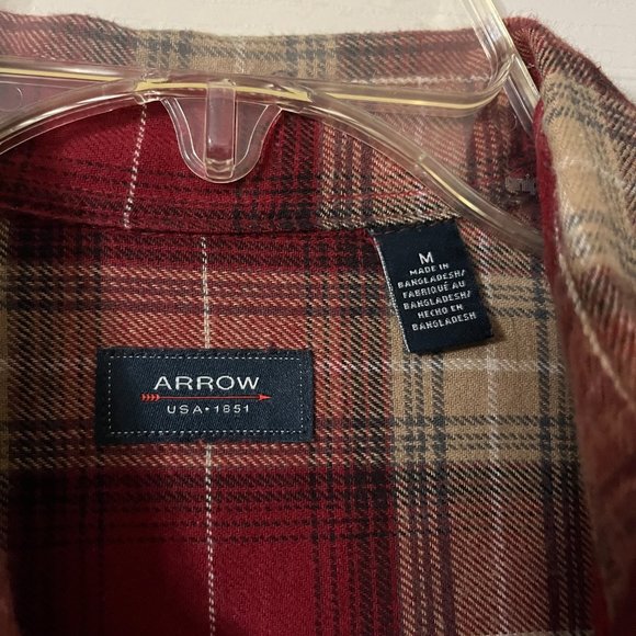 Men's Arrow Plaid Flannel - Picture 3 of 3